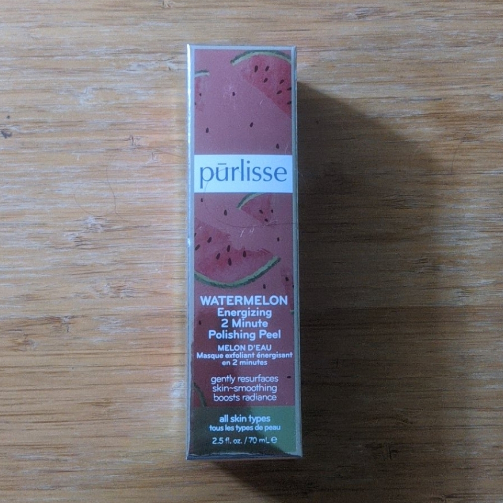 Purlisse watermelon energizing face peel mask